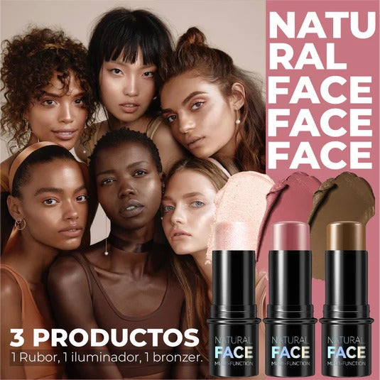 ¡EXCLUSIVO! 💄 NaturalFace® SET DE 3 PRODUCTOS