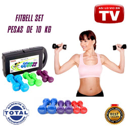 ¡Kit Pesas 10 Kg o 20 Libras - Tonifica y Moldea tu Cuerpo!